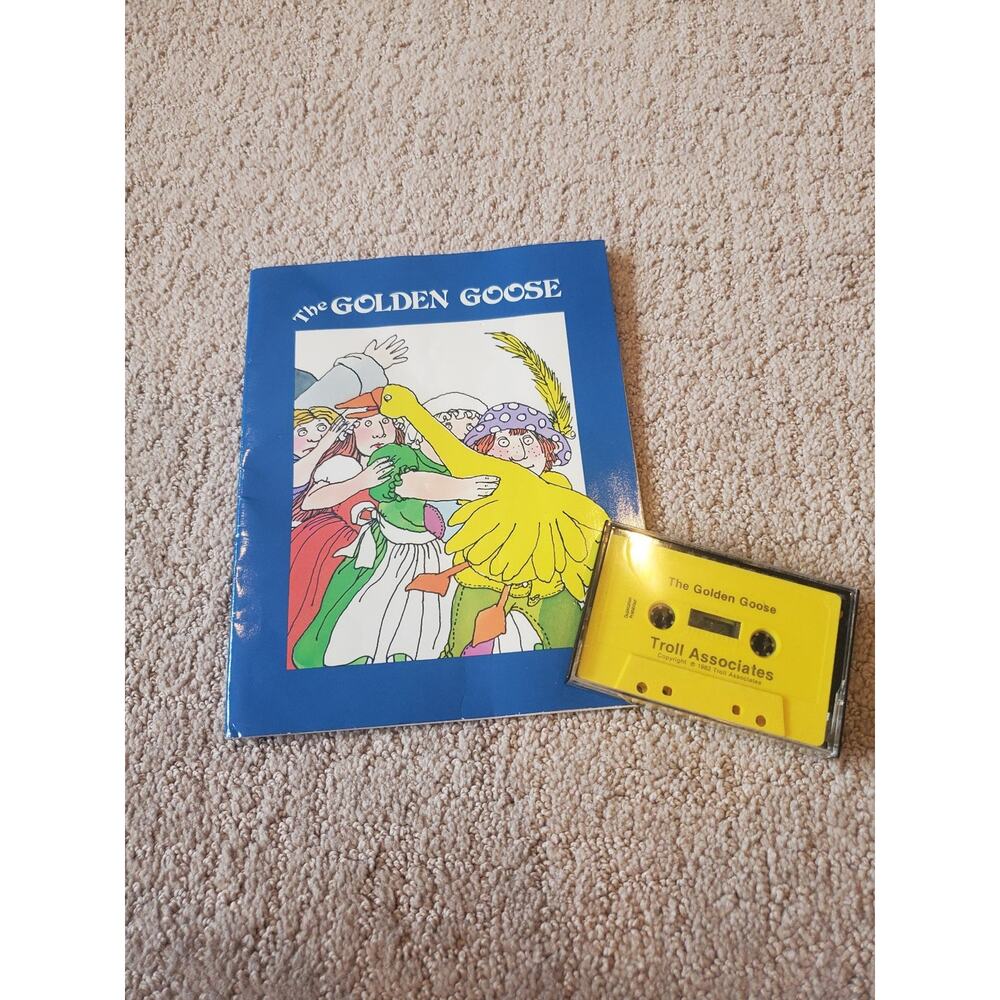 The Golden Goose Book and Cassette Tape Vintage Homeschool Teaching Resource